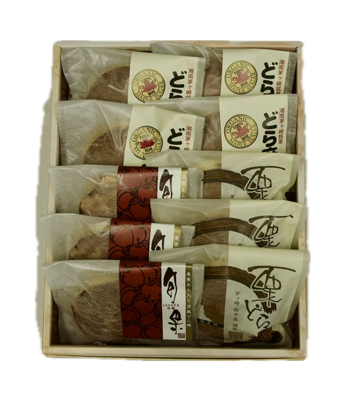 【進物】どら焼き３種類詰め合わせ10個入り